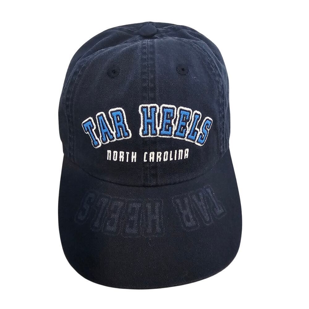 Vintage North Carolina Tar Heels Fitted Hat Cap Size 7 1/8 Blue UNC NCAA Retro